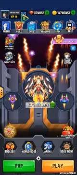 Download Space Shooter: Galaxy Attack (Premium) for Android for freeMod - menu #5playgaming #modlove