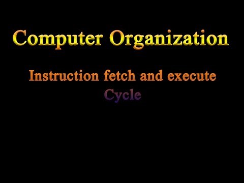Computer Organization: Instruction fetch and execute Explain