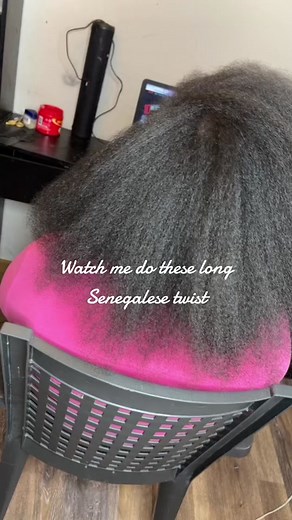 Long Senegalese Twist Braiding Tutorial
