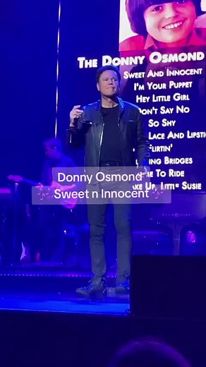 Donny Osmond Live in Las Vegas: Sweet n Innocent Performance