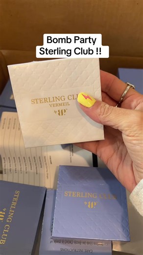 Bomb Party Sterling club just arrived, come and join us! #bombparty #bombpartyjewelry #bpjewelryreveals #sterlingsilver #vermeilingold