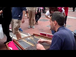 Cimbalom Music played by Miroslav Vavák in Grafton St. Dublin, Ireland