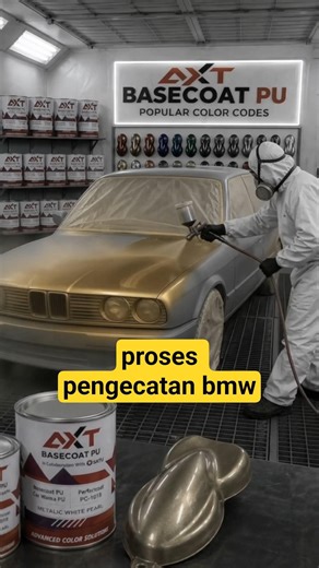 Repaint BMW E30 Best Titanium Grey PU AXT #automobile #bmw #detailing #axt