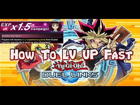 How To Level Up Characters Fast [Yu-Gi-Oh! Duel Links]