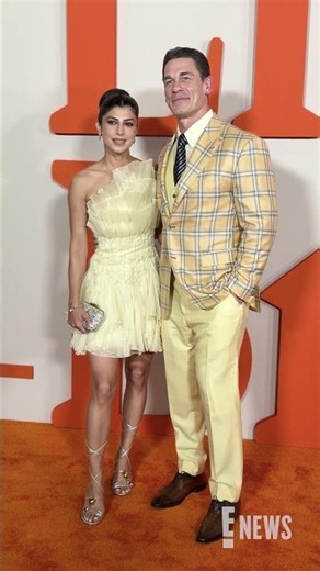 John Cena and Shay Shariatzadeh share a sweet PDA moment at the premiere of "Little Brother." 😍