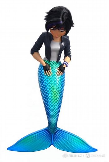 go go tomago from big hero 6 mermaid transformation video #2
