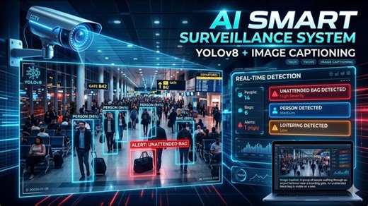 AI-Based Smart Surveillance System using YOLOv8 and Image Captioning | Adarsh Singh posted on the topic | LinkedIn