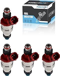 TAUTOY FJ522 Fuel Injectors 4PCS (2.4L L4 Only) For Toyota 4Runner Pickup DLX SR5 RN02 1989 1990 1991 1992 1993 1994 1995,23250-35040 2320974060 1955005440