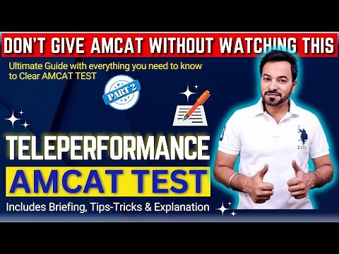 AMCAT Test for Teleperformance | Teleperformance Assessment Test | AMCAT PART 2