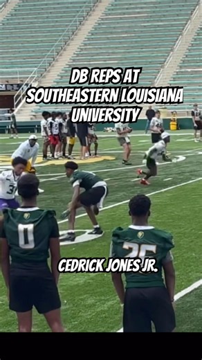 🏈 Cedrick Jones Jr. | DB Reps at Southeastern Louisiana University Camp | Class of 2027