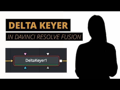 Simple Davinci Resolve Fusion Delta Keyer Tutorial!