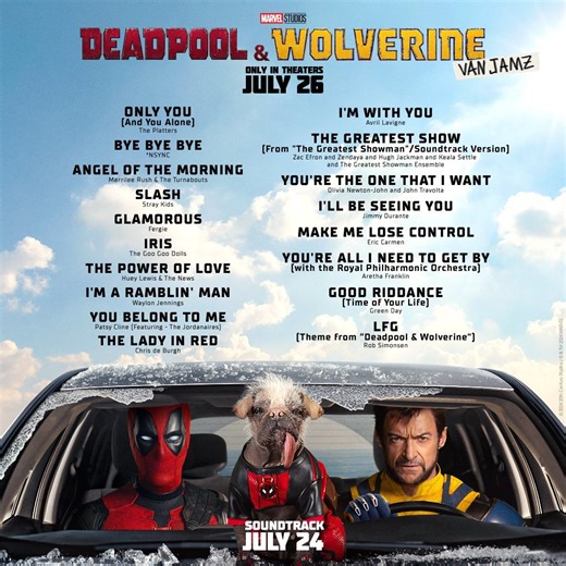 La bande originale de Deadpool & Wolverine est remplie de bangers et de surprises.