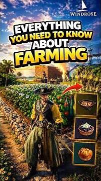 Windrose How To Farm And Get The BEST Food Recipes!