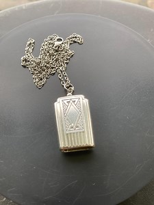 Knife Bell Pendant Necklace Vintage Silver Plated - Etsy