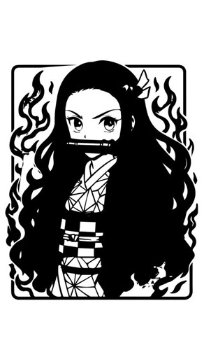 Nezuko Kamado 🌸 Cute Demon Power | Demon Slayer 2D Animation #Shorts