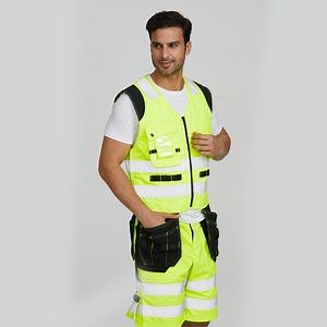 [Hot Item] Reflective High Visibility Work Jacket Security Vest for Construction