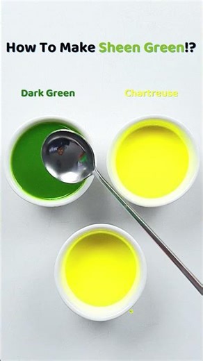 How to make Sheen Green color !? #ColorMixing #ColorCraft #Asmr #relxing
