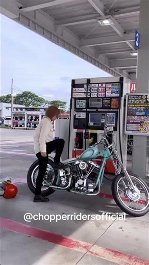 chopper old model started try with good sound #chopperstyle #chopper #choppermotorcycle