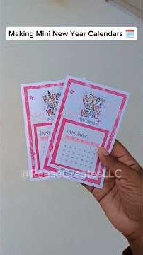 How to make magnetic calendars 🗓️ #magnets #diycrafts #calendar #cricutprojects #freebies