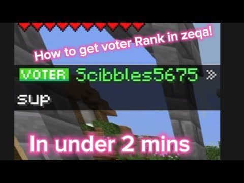 How to Voter Rank in zeqa in two minutes!