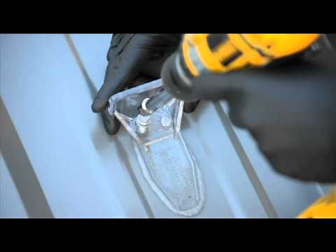 Installation of Adhesive Mounted, Screw Down and Peel and Stick Snow Guards on a Metal Roof
