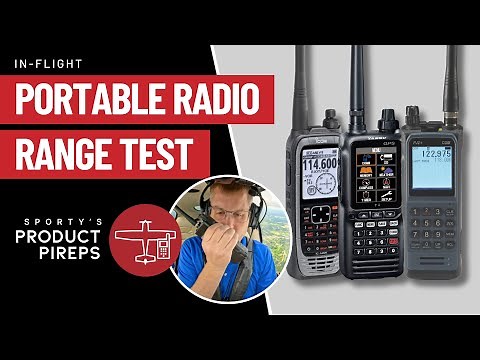 In-flight Radio Range Test - how far can portable aviation radios transmit?