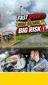 Fast Speed + Road Hazards = Big Risk