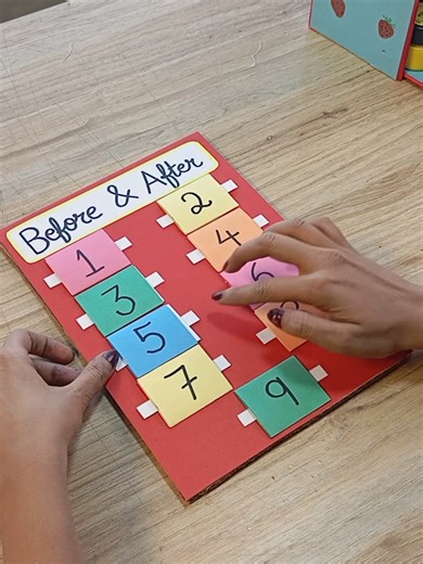 DIY Before & After Number Board 🔢 | Turn Math into Fun! 🎉 | Easy STEM Learning 🧠📚✂️ #MathLearning 🔢 #STEMLearning 🧠 #KidsEducation 📚 #NumberActivity ✏️ #DIYLearningTool 💡 #SchoolProject 🏫 #FunLearning 🎉 #EducationalCraft 🎨 #KidsSTEM 🔬