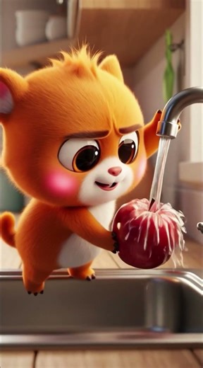 No Wash — No Taste #3danimation #scarystories #cartoonshort