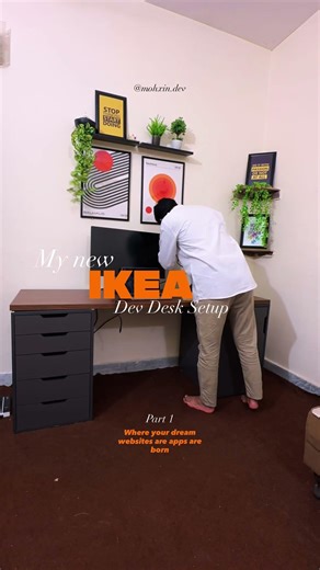 I Built My DREAM Minimal IKEA Dev Desk Setup From Scratch (Part 1)