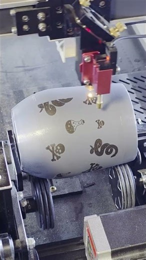 Mark Stainless Steel Cups with a CO2 Laser using LBT LaserBond 100!