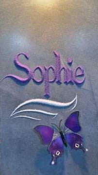 Sophie name request done ☑️ Satisfying sand calligraphy & relaxing ASMR #art #asmr #sophie
