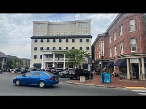 4K HISTORIC DOWNTOWN GETTYSBURG MAIN STREET WALKING TOUR - PART 3 OF GETTYSBURG SERIES - HIGHQUALITY