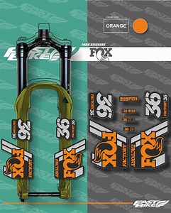 Fox 36 2018 Decals Stikers - Etsy