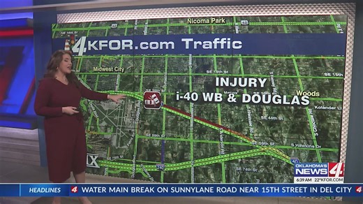 Crash impacting traffic westbound on I-40