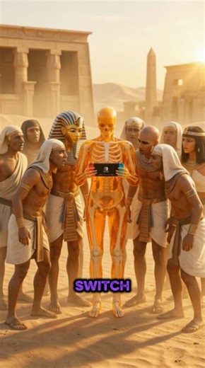 What if you brought a Nintendo Switch to Ancient Egypt? 🎮 #curiosities #aivideo #egypt