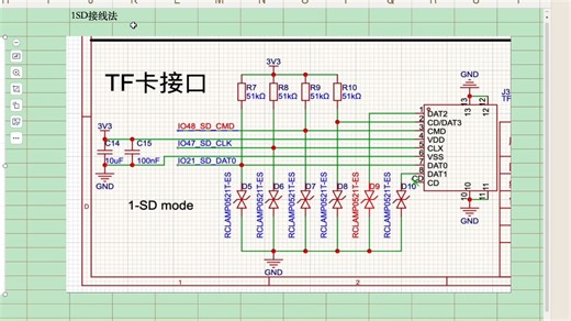 ESP32系列单片机读取SD卡-SPI和SDMMC 1线模式