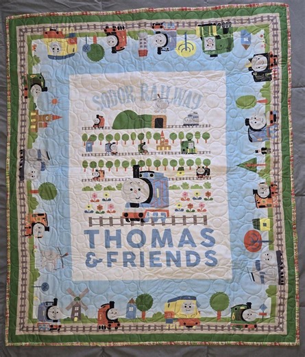 Handmade Lap Quilt, Thomas & Friends - Etsy