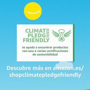 ¿Cómo saber si lo que compras es realmente más sostenible? Utilizamos certificaciones de sostenibilidad acreditadas y centradas en la conservación de la naturaleza para los productos Climate Pledge Friendly. Más información 👉 www.amazon.es/climatepledgefriendly #ClimatePledgeFriendly | Amazon.es