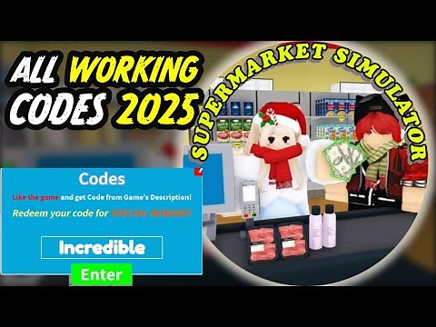 Supermarket Simulator Codes for June 2025 ⚠️New⚠️ALL WORKING CODES Roblox Supermarket Simulator 2025
