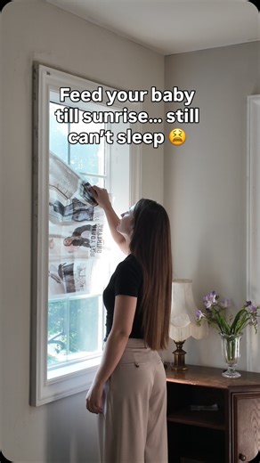4.8K views · 84 reactions | The hardest part isn’t the night feed — it’s trying to rest when the room’s too bright. | Mono Blinds | Facebook