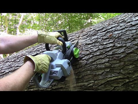 How To Use Your EGO Chainsaw
