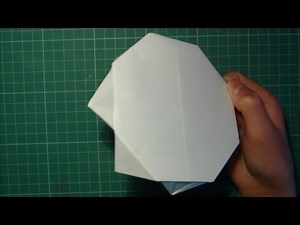 Tutorial paper frisbee origami