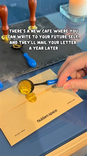 26K views · 8 comments | Write a letter to your future self and this cafe will mail it to you 1 year later  Total damage: $26.38 for 1 letter set, 1 tiramisu and 1 drink Nuldam Space 237978, Orchard Link, 02-14,15 | Sgadventurous Duo | Facebook