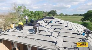 Re-Roofing Process Guide – Hot Mop In Progress