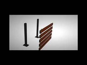 Longboard Freestanding Privacy Screen