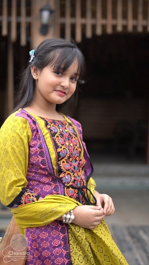 12K views · 213 reactions | Baby Cotton Three Piece Code-1638 Fabrics-Slab Cotton Category-Four Part Round Kamiz, Pant & Orna Media-Screen Print & Embroidery Price- 1350 tk To 1750tk | Chandra | Facebook