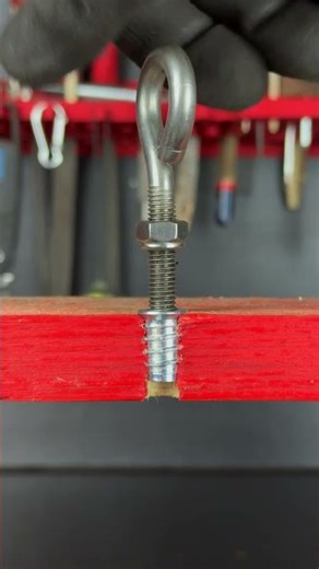 🤯 The Secret to Strong Wood Joints – Check Out This Threaded Insert! 🛠️ #shorts