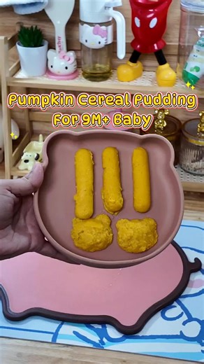 Pumpkin Cereal Pudding Recipe for Babies