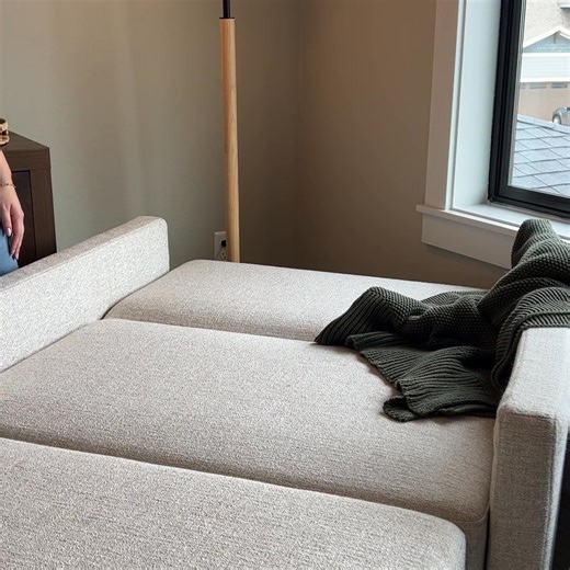 The star of this ultra-cozy reading nook is our Nolan Pull Out Sleeper Chair. Pull it out to transform it into a comfy sleeper chair, perfect for a midday nap. Shop it online from our collection—only at Walmart. | Better Homes & Gardens